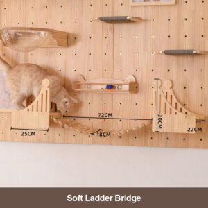 DIY Pegboard Cat Wall