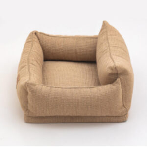 Linen Striped Pet Bed