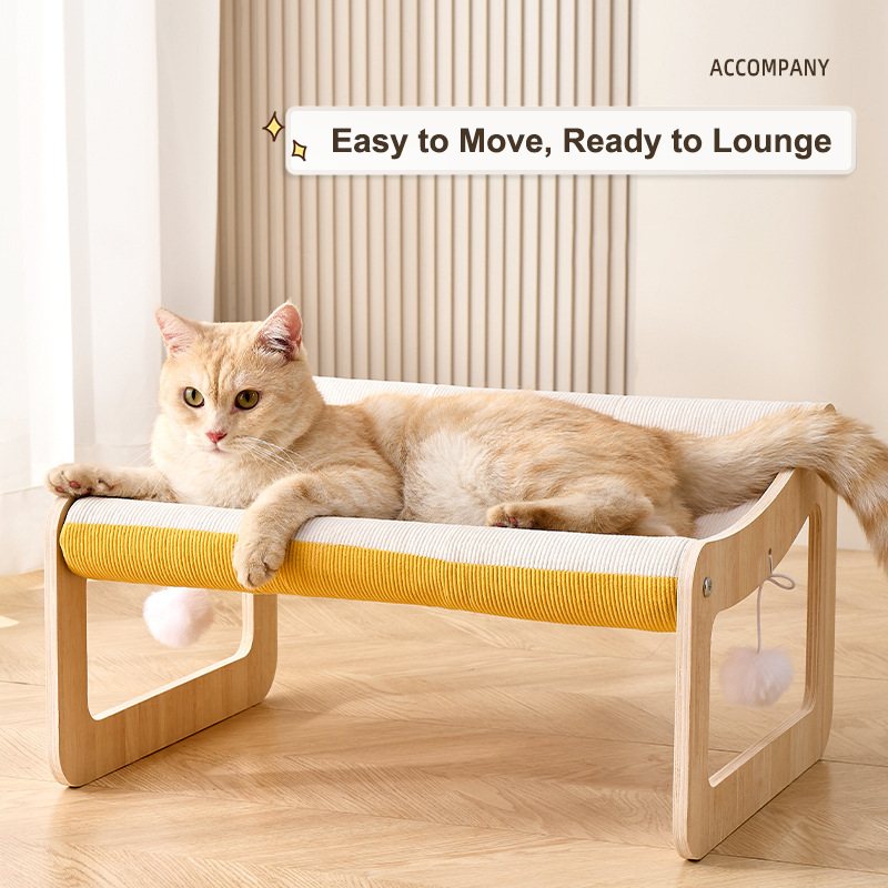 Desktop Cat Bed with Scratcher - Image 4