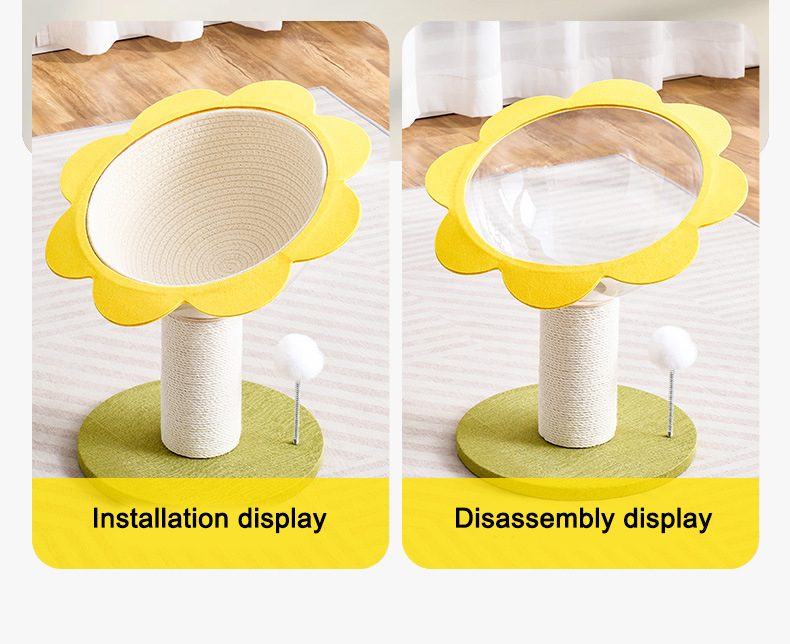 Sunflower Cat Scratching Nest - Image 2
