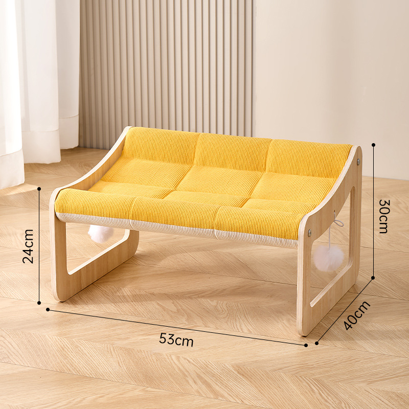 Desktop Cat Bed with Scratcher - Image 2