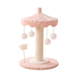 Carousel-Style Cat Scratching Post
